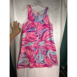 Lilly Pulitzer Jackie Shift silk Dress pink sleeveless sz M New no tag